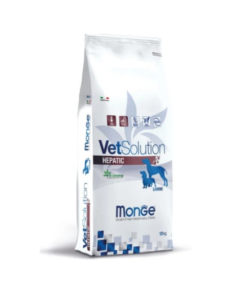 Monge Vetsolution canine Hepatic Kg.12