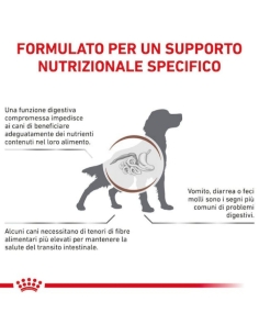 Royal Canin Veterinary dog Gastrointestinal High Fibre Kg.2