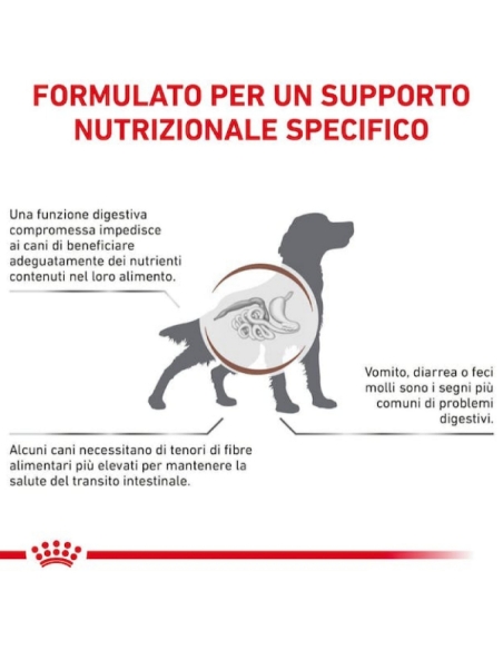 Royal Canin Veterinary dog Gastrointestinal High Fibre Kg.2
