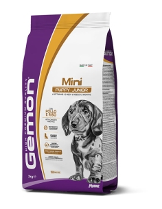 Gemon Dog mini Puppy&Junior pollo e riso KG 3