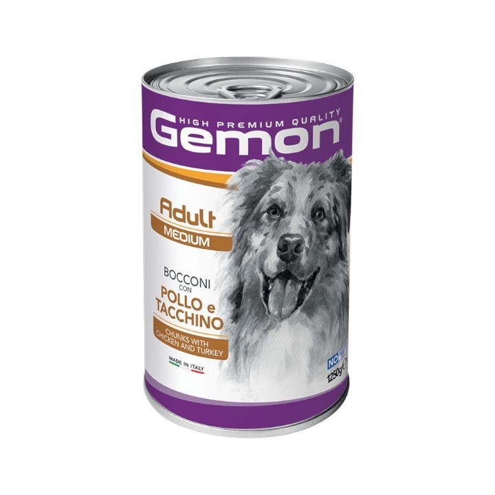 Gemon dog bocconi Adult medium pollo e tacchino 1250 gr