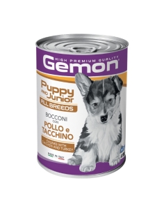Gemon dog bocconi Puppy&Junior pollo e tacchino 415 gr