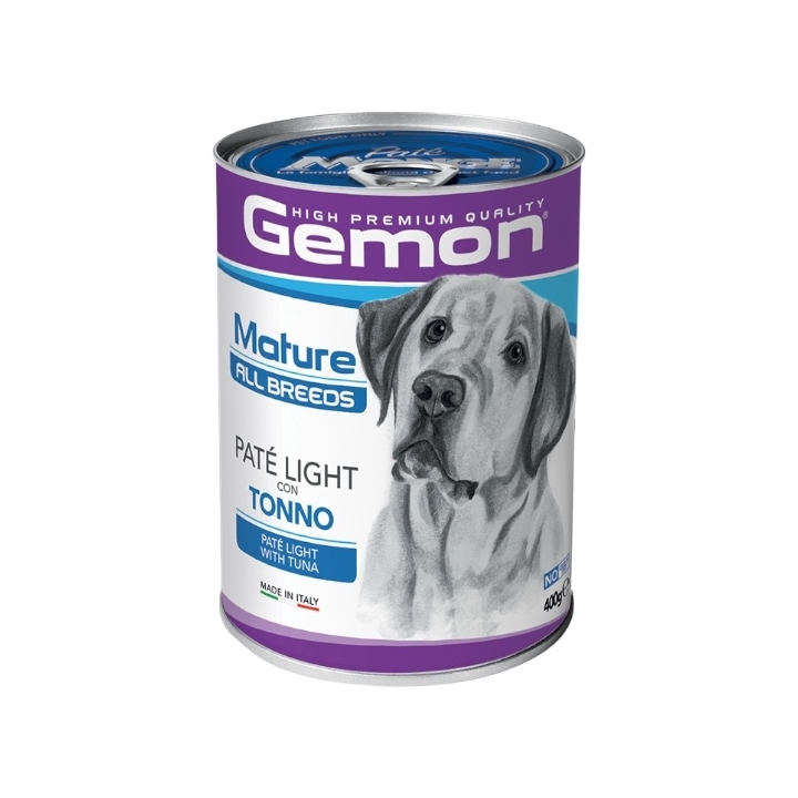Gemon dog pate' Adult light tonno 400 gr