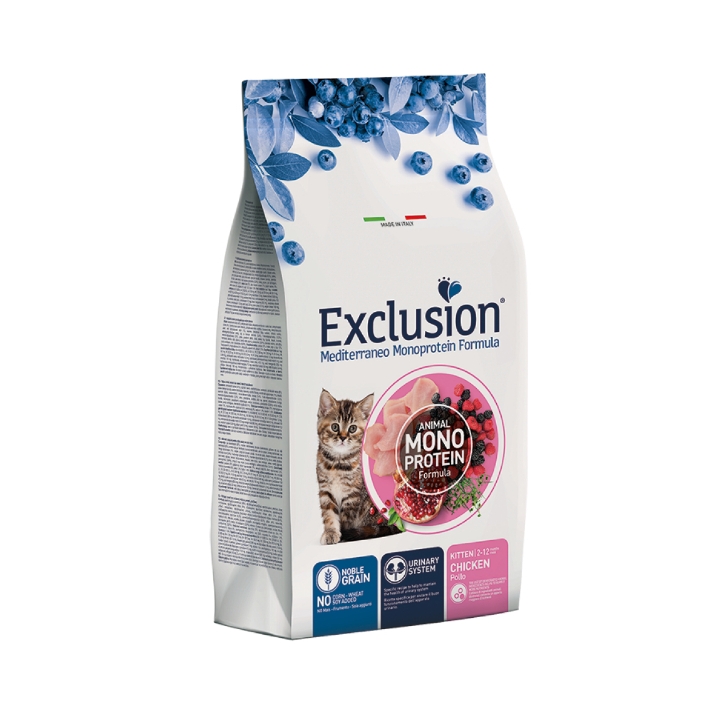 Exclusion cat mediterraneo monoprotein Kitten pollo KG 12