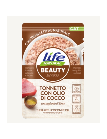 Life Cat Busta Beauty Tonnetto con Olio di Cocco 70 gr