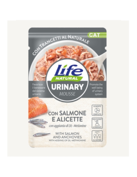 Life Cat Busta Urinary Salmone con Alicette 70 gr
