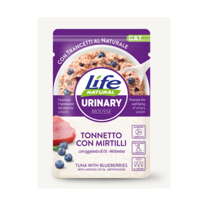 Life Cat Busta Urinary Tonnetto con mirtilli 70 gr