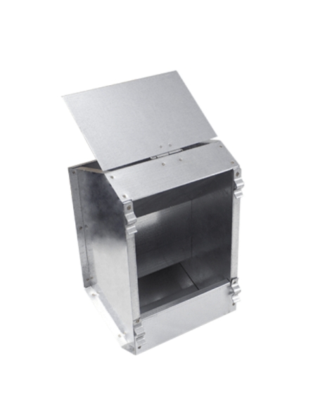 Mangiatoia zincata singola per conigli