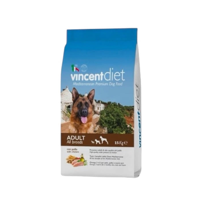 Vincent Diet Adult all breeds Pollo KG 15