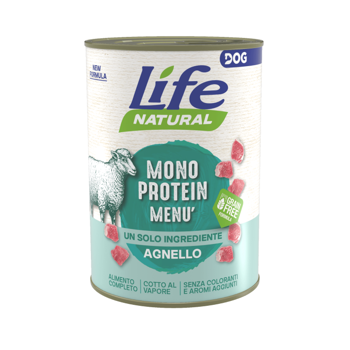 Life Dog monoproteico agnello 400 gr