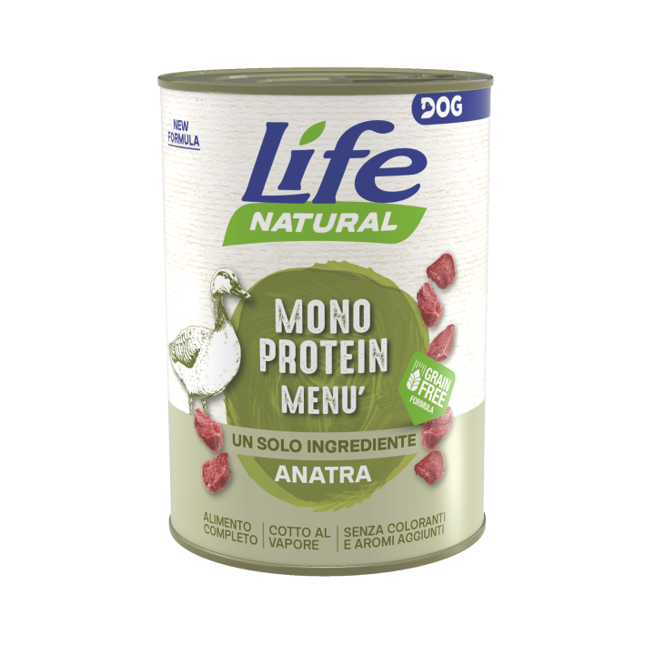 Life Dog monoproteico anatra 400 gr