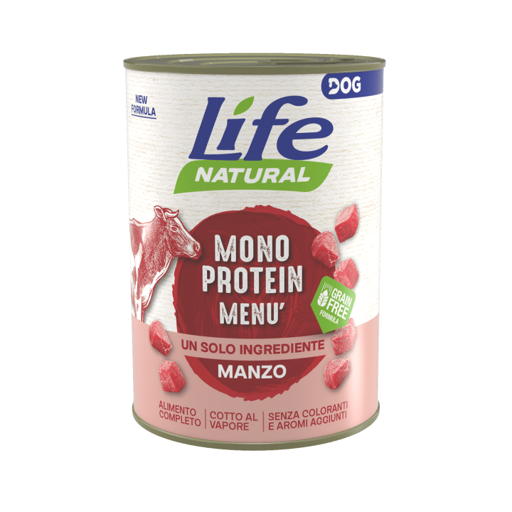 Life Dog monoproteico manzo 400 gr