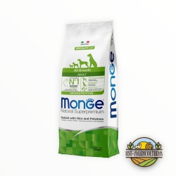 Monge superpremium all breeds adult monoproteico coniglio, riso e patate  KG 12