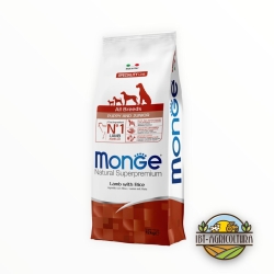 Monge superpremium all breeds Puppy&Junior monoproteico agnello e riso KG 12