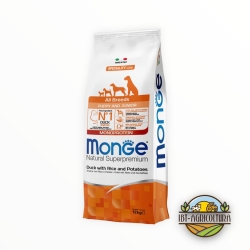 Monge superpremium all breeds Puppy&Junior monoproteico anatra, riso e patate KG 12