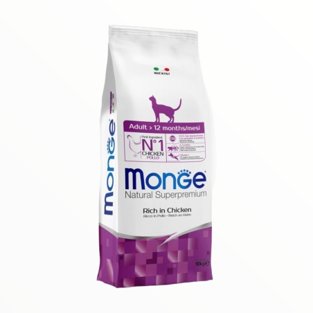 Monge Superpremium Cat Adult 12 - Mesi ricco di Pollo KG 10