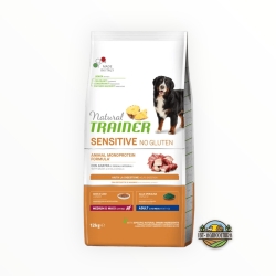 Natural trainer dog sensitive no gluten medium&maxi adult anatra e cereali integrali KG 12