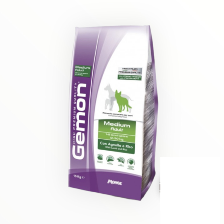 Gemon Dog All breeds Adult con Agnello e riso KG 15