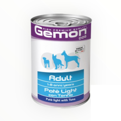 Gemon dog pate' Adult light tonno 400 gr