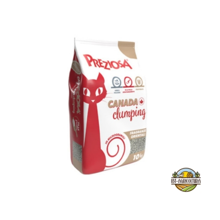 Lettiera preziosa canada clumping fragranze orientali KG 10