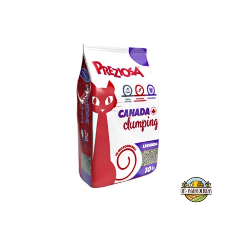Lettiera preziosa canada clumping lavanda KG 10