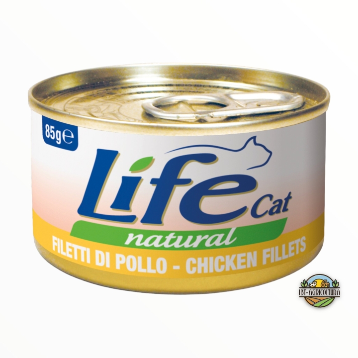Life cat con filetti di pollo 85 gr