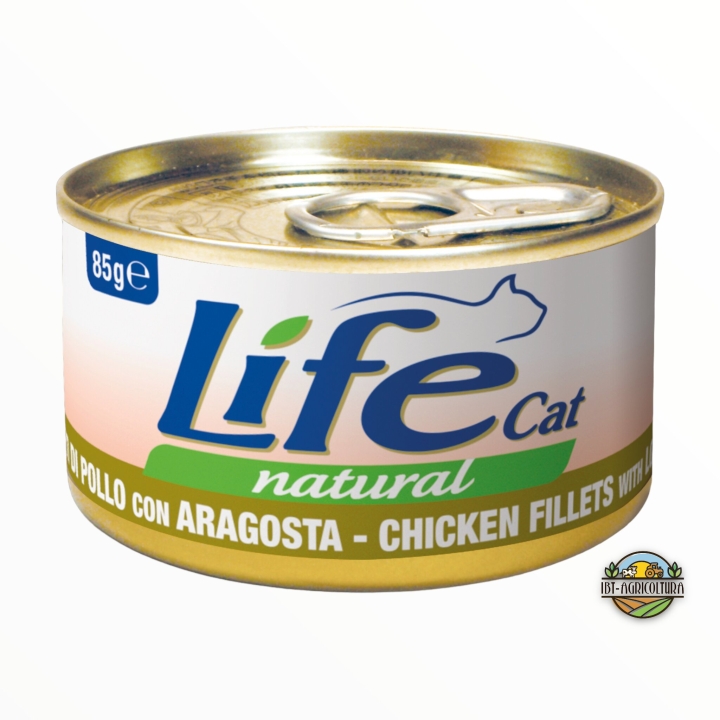Life cat filetti di pollo con aragosta 85 gr