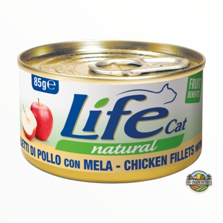 Life cat filetti di pollo con mela 85 gr