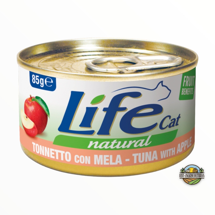 Life cat tonnetto con mela 85 gr