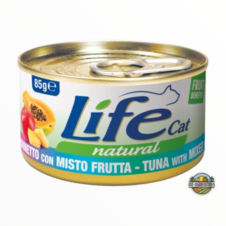 Life cat tonnetto con misto frutta 85 gr