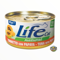 Life cat tonnetto con papaya 85 gr