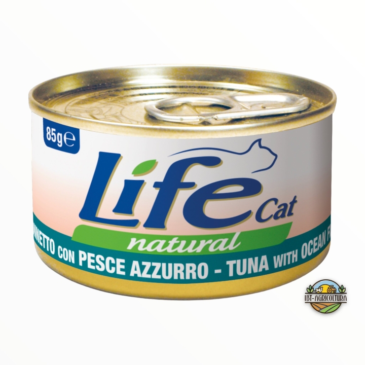 Life cat tonnetto con pesce azzurro 85 gr