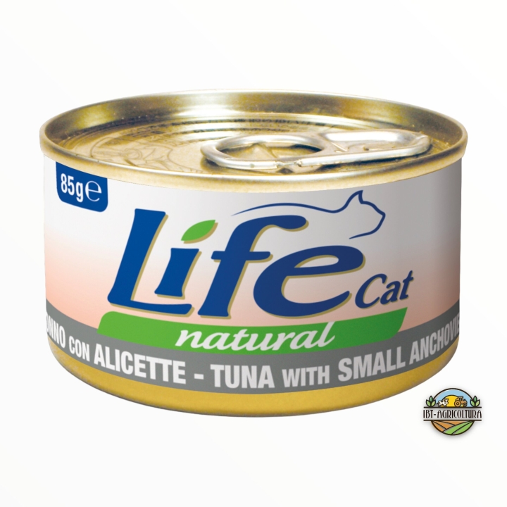 Life cat tonno con alicette 85 gr