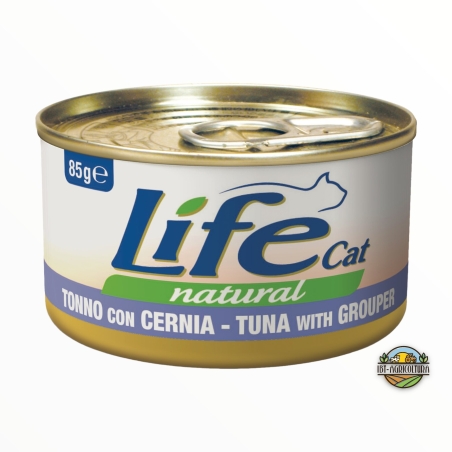 Life cat tonno con cernia 85 gr