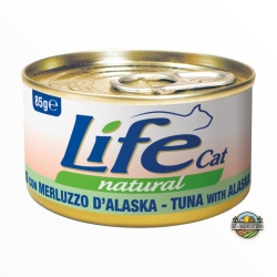 Life cat tonno con merluzzo d'alaska 85 gr