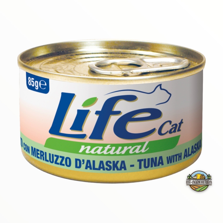 Life cat tonno con merluzzo d'alaska 85 gr