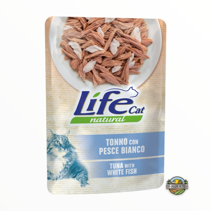 Life cat tonno con pesce bianco 70 gr