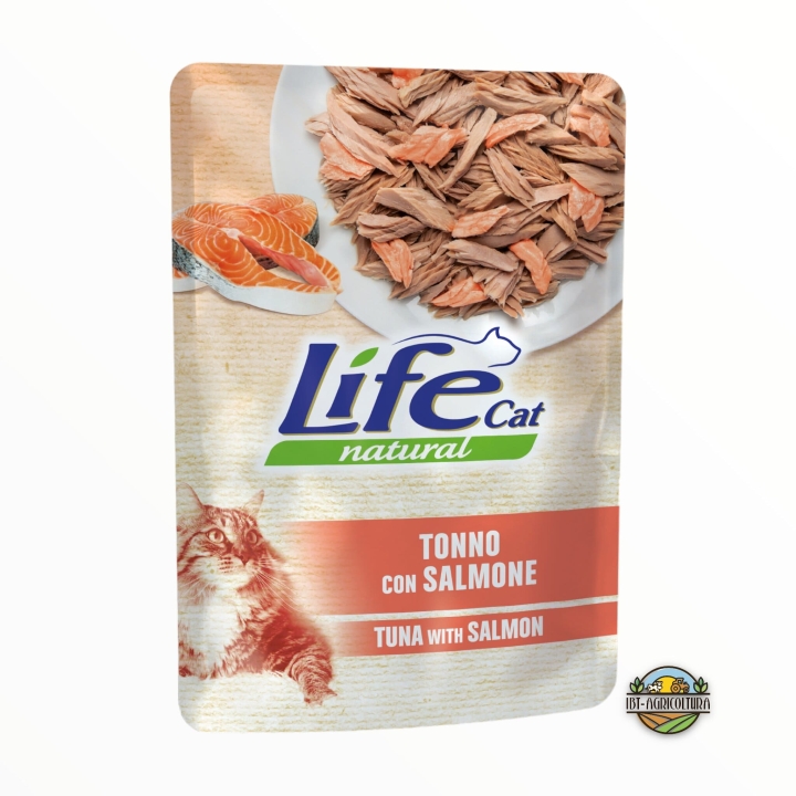 Life cat tonno con salmone 70 gr