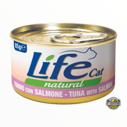 Life cat tonno con salmone 85 gr
