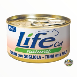 Life cat tonno con sogliola 85 gr
