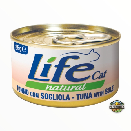 Life cat tonno con sogliola 85 gr