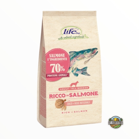 Life Dog all breeds adult con salmone KG 12