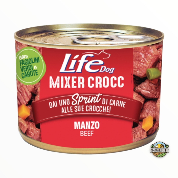 Life Dog mixer crocc  manzo 150 gr