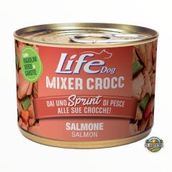 Life Dog mixer crocc  salmone 150 gr