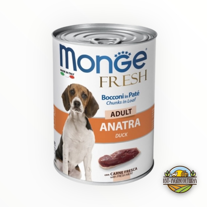 Monge fresh bocconi in pate' adult anatra 400 gr