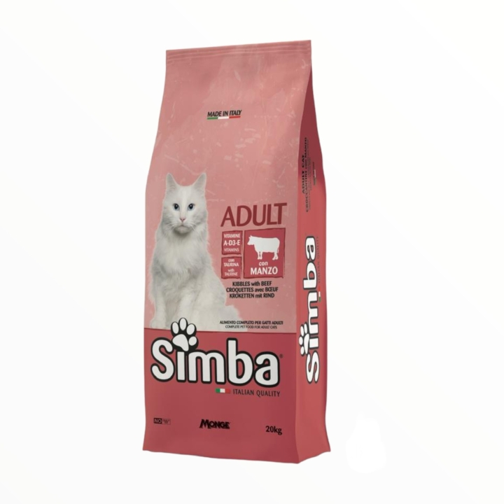 Monge Simba Cat Adult con Manzo KG 20