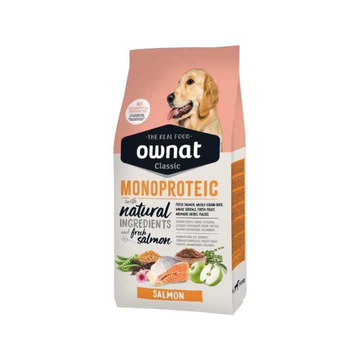 Ownat Dog CLASSIC MONOPROTEICO Salmone 4 KG