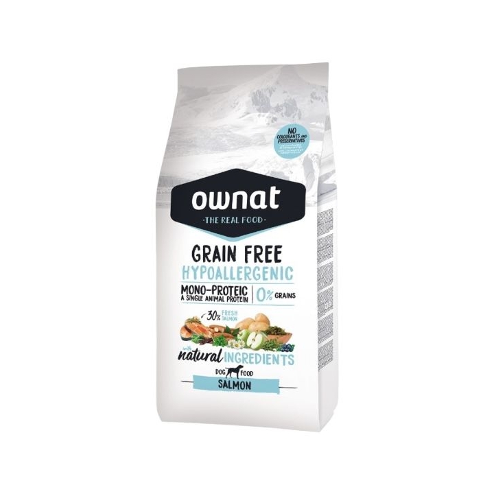 Ownat Dog GRAINFREE Hypo Salmone 12 KG
