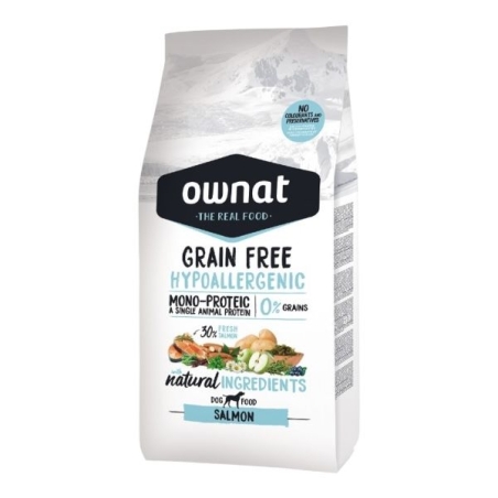 Ownat Dog GRAINFREE Hypo Salmone 3 KG