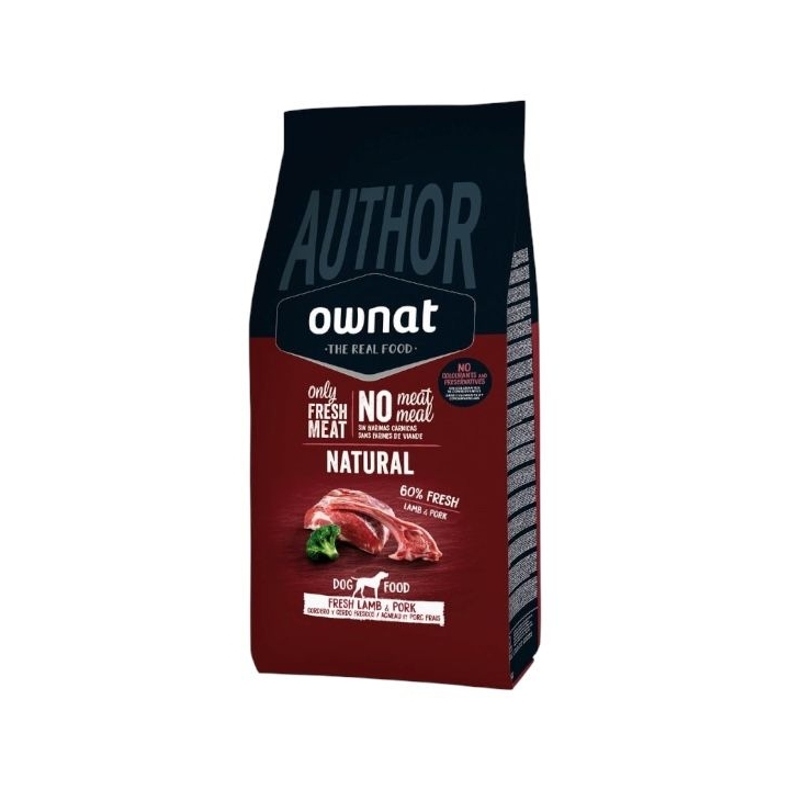 Ownat Dog AUTHOR FRESH agnello e maiale 3 KG